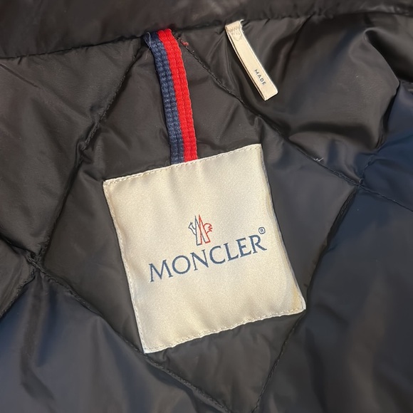 Moncler Verrerie Hooded Quilted Puffer Coat Down Parka Jacket in Black 00 XS - Picture 14 of 16